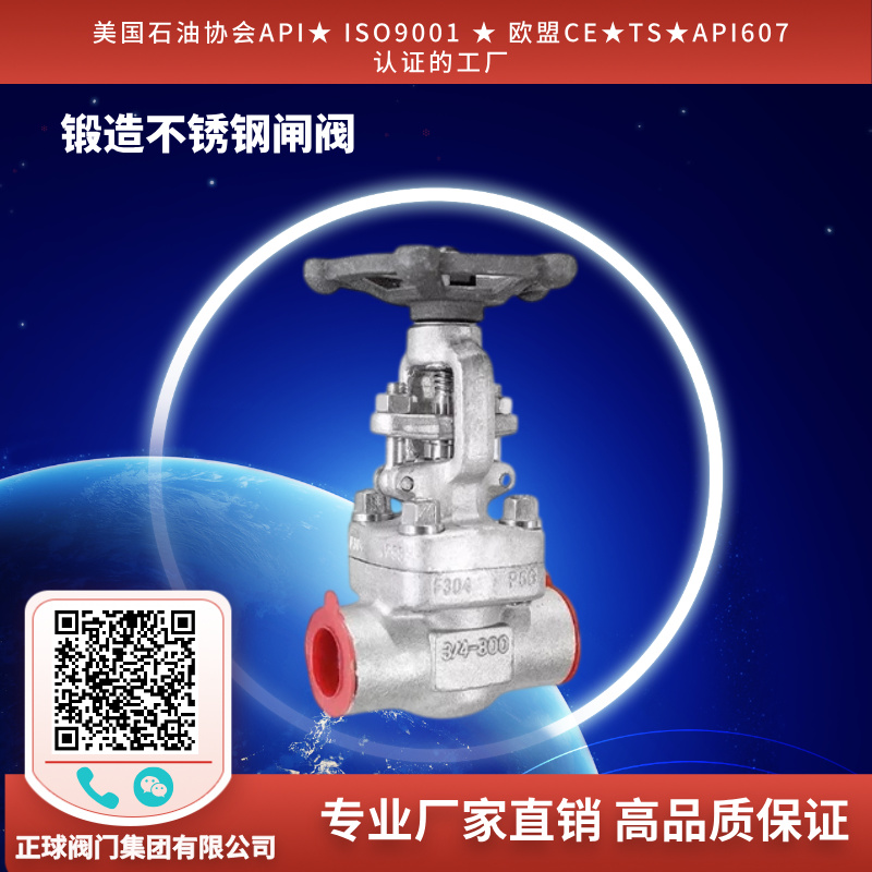 锻造不锈钢闸阀
