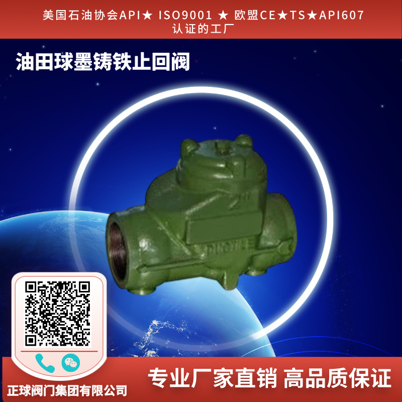 油田球墨铸铁止回阀